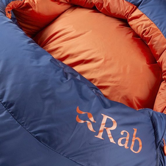 Спальный мешок Rab Ascent 700 Wmns, (-9°C), 200 см - Left Zip, Nightfall Blue (QSD-38-NFB-REG-LZ), изображение 5