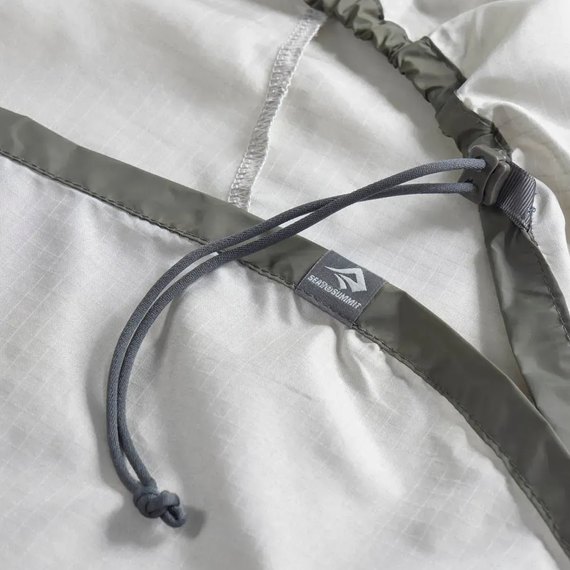 Вкладиш для спального мішка Sea to Summit Silk Blend Sleeping Bag Liner Rectangular w/ Pillow Sleeve Moonstruck Grey (STS ASL032051-251803), зображення 3