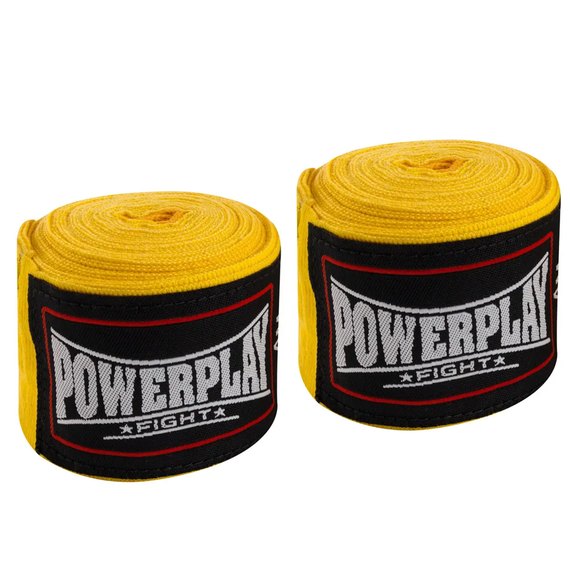 Бинти для боксу PowerPlay 3046 жовті 4.5м (PP_3046_4.5m_Yellow), зображення 2