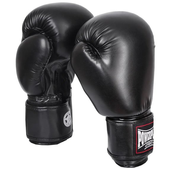 Боксерские перчатки PowerPlay 3004 Classic Черные 8 ун (PP_3004_8oz_Black), Вес: 8 унций, Цвет: Чёрный, изображение 4