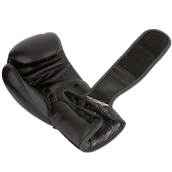 Боксерские перчатки PowerPlay 3018 Jaguar Черные 10 ун (PP_3018_10oz_Black), Вес: 10 унций, изображение 4