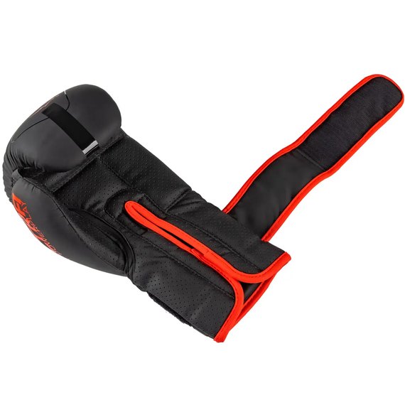 Боксерские перчатки PowerPlay 3024 Ultra Mat Черный/Красный 8 ун (PP_3024_8oz_Bl/Red), Вес: 8 унций, Цвет: Чёрный/Красный, изображение 6