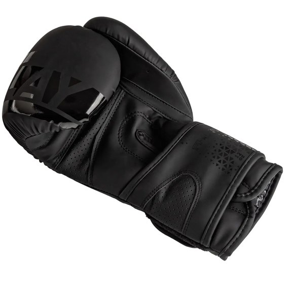 Боксерські рукавички PowerPlay 3086 Matt Challenger Чорний 12 ун (PP_3086_12oz_Black), Вага: 12 унцій, Колір: Чорний, зображення 5
