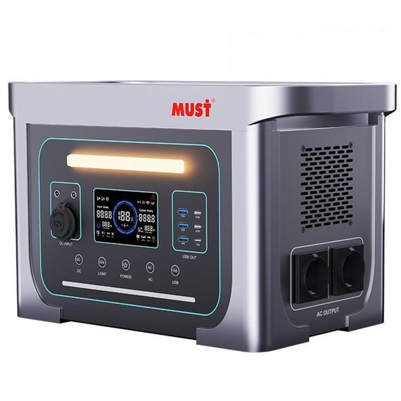 Зарядна станція Must EM181-EM1024S (1000 Вт, LiFePO4, LCD) - купити в ...