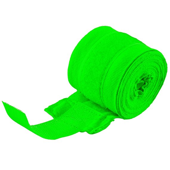 Бинти боксерські Green Hill Polyester 3,5 м зелені (ВР-6232c), Колір: Зелений, Довжина бинта: 3.5 м, зображення 2
