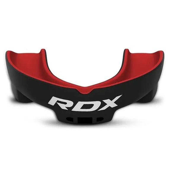Капа для бокса RDX Gel 3w (возраст до 10) Black/Red (GGS-3GRJ)