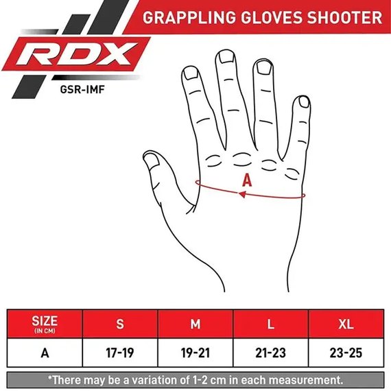 Рукавички ММА RDX IMMAF L Red (GSR-IMF-1R-L), Розмір: L, Колір: Червоний, зображення 6