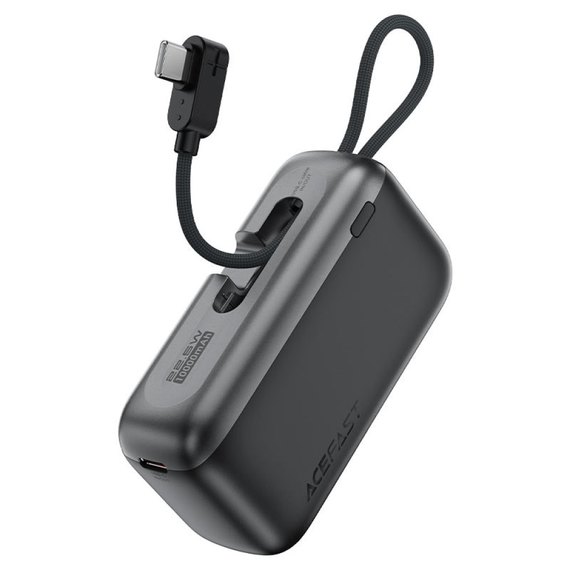 Повербанк AceFast M27 10000 mAh 22.5W (with cable Type-C) Grey