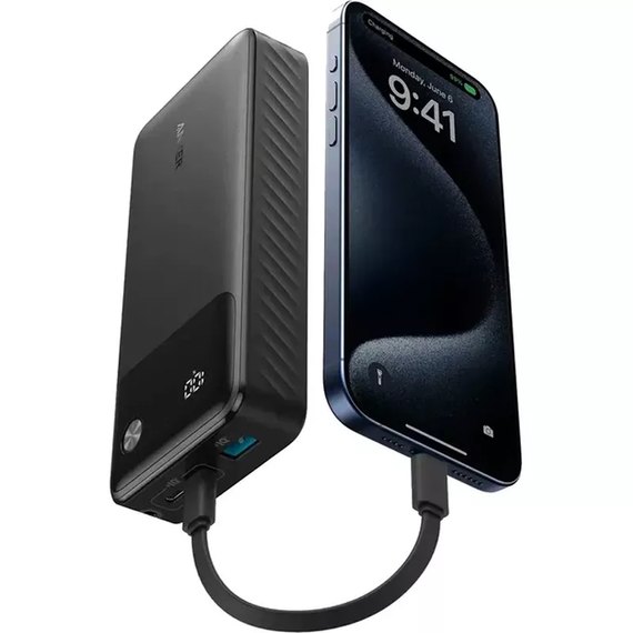 Повербанк Anker PowerCore 20000 mAh 30W Black (A1384G11), изображение 2
