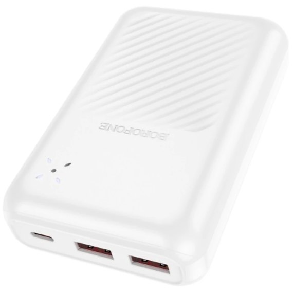 Повербанк Borofone BJ30A Starlight 22.5W+PD20W 20000 mAh White (6941991118296), изображение 2