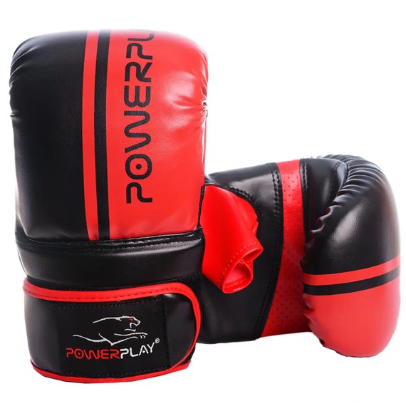 Снарядные перчатки PowerPlay 3025 черно-красные M (PP_3025_M_Red/Black), Размер: M, Цвет: Красный/Чёрный