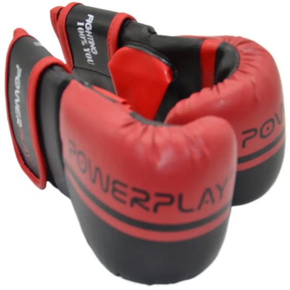 Снарядні рукавички PowerPlay 3025 чорно-червоні S (PP_3025_S_Red / Black), Розмір: S, Колір: Червоний/Чорний, зображення 5