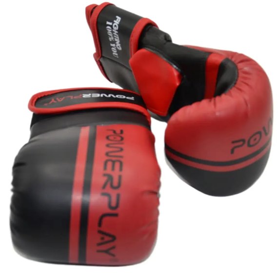 Снарядні рукавички PowerPlay 3025 чорно-червоні S (PP_3025_S_Red / Black), Розмір: S, Колір: Червоний/Чорний, зображення 7