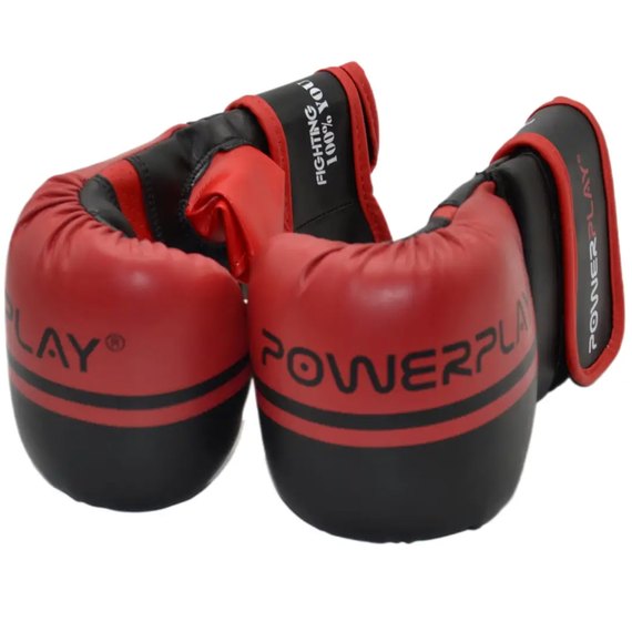 Снарядні рукавички PowerPlay 3025 чорно-червоні S (PP_3025_S_Red / Black), Розмір: S, Колір: Червоний/Чорний, зображення 8