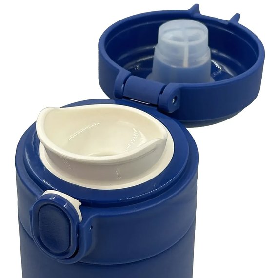 Термокухоль BaseCamp Thermos Cup 420 мл Blue (BCP 100505), Колір: Синій, зображення 3