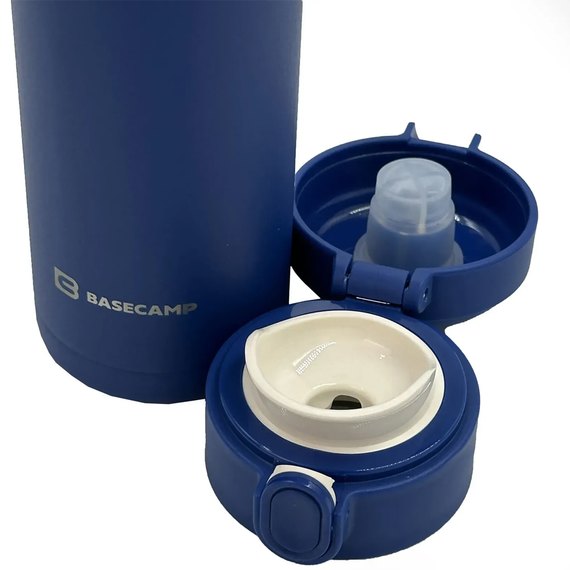 Термокухоль BaseCamp Thermos Cup 420 мл Blue (BCP 100505), Колір: Синій, зображення 4
