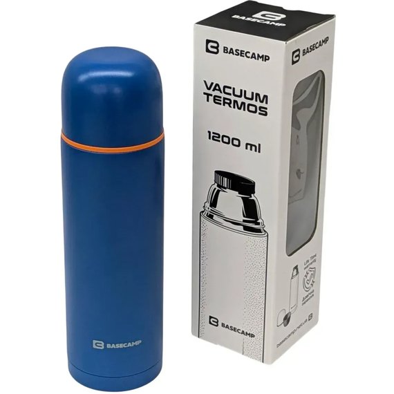 Термос BaseCamp Vacuum Thermos 1.2 л Blue (BCP 100204), Колір: Синій, Об`єм: 1.2 л, зображення 4