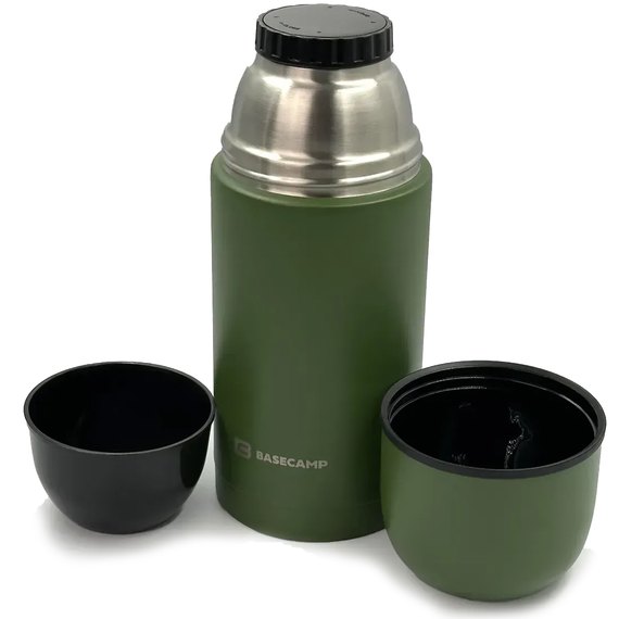 Термос BaseCamp Vacuum Thermos 750 мл Green (BCP 100413), Цвет: Зелёный, Объём: 0.75 л, изображение 2
