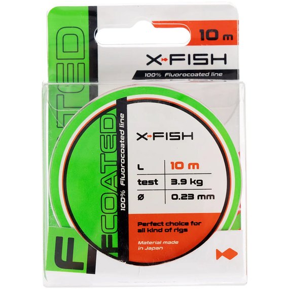 Флюорокарбон X-Fish FCoated 10m 0.23mm 3.9kg (1917.01.25), Діаметр, мм : 0.23 мм, Розмотка, м : 10 м, зображення 2