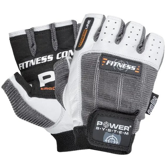 Перчатки для фитнеса Power System PS-2300 Grey/White XL (PS-2300_XL_Grey-White), Размер: XL, Цвет: Серый/Белый