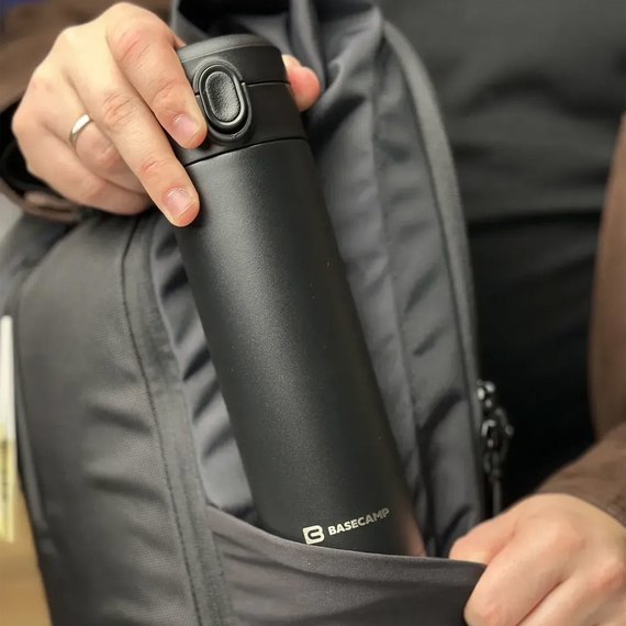Термокружка BaseCamp Thermos Cup 420 мл Black (BCP 100503), Цвет: Чёрный, изображение 6