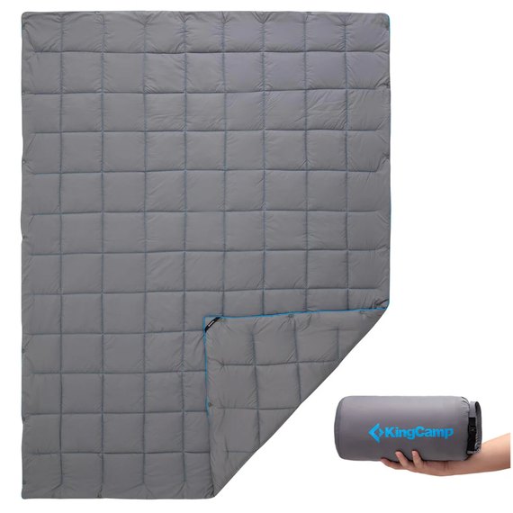Кемпінгова ковдра KingCamp Smart 150 Сharcoal (KS2432_CHARCOAL), зображення 2