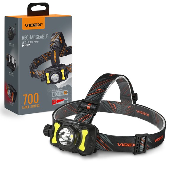Налобный фонарь Videx 700Lm 5000K (VLF-H147), изображение 2