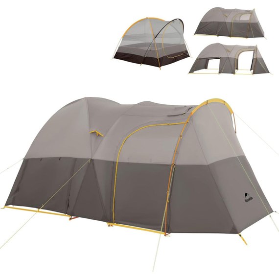 Палатка Naturehike KOTA 6 CNK2450WS031 светло-коричневый (6927595760666), изображение 2