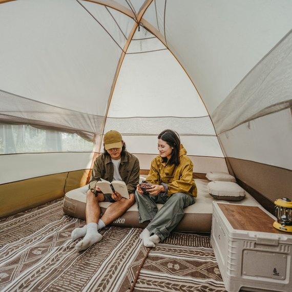 Палатка Naturehike KOTA 6 CNK2450WS031 светло-коричневый (6927595760666), изображение 8