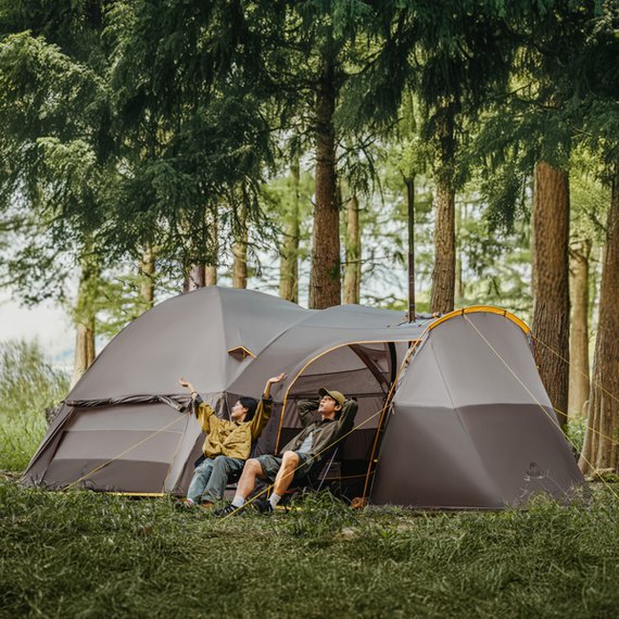 Палатка Naturehike KOTA 6 CNK2450WS031 светло-коричневый (6927595760666), изображение 12