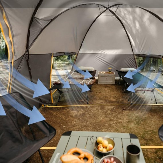 Палатка Naturehike KOTA 6 CNK2450WS031 светло-коричневый (6927595760666), изображение 6