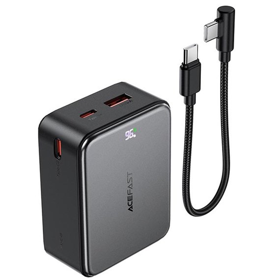 Повербанк Acefast M28 10000 mAh 22.5W Black (6974316285984), Ёмкость: 10 000 mAh, изображение 2