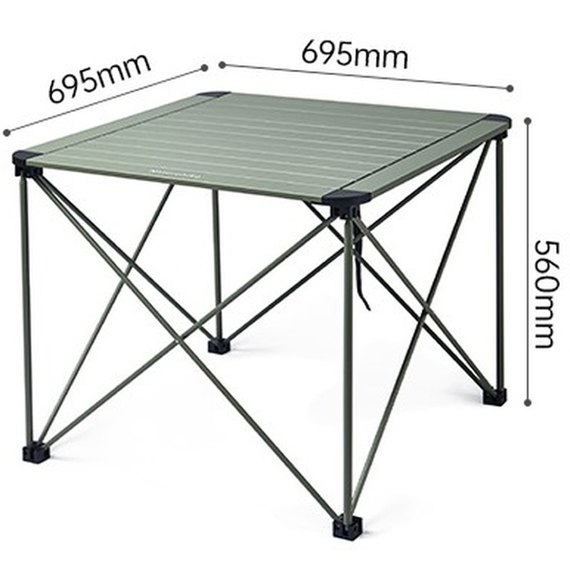Складной стол Naturehike CNK2450JJ013 L серый (6976507663243), изображение 2
