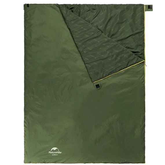 Спальный мешок Naturehike LW180 Mini NH21MSD04 левый темно-зеленый (6975641884347), изображение 3