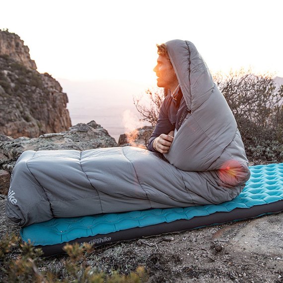 Спальный мешок Naturehike M300 CNK2350WS023 левый серый (6927595775974), изображение 8