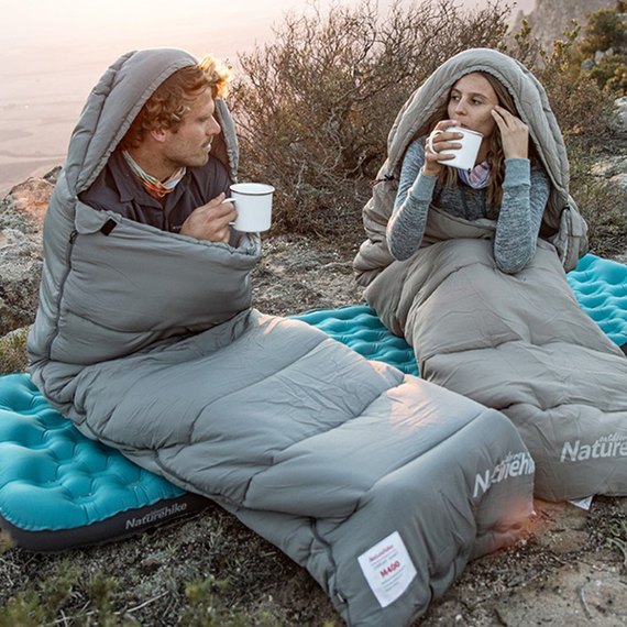 Спальный мешок Naturehike M300 CNK2350WS023 левый серый (6927595775974), изображение 10
