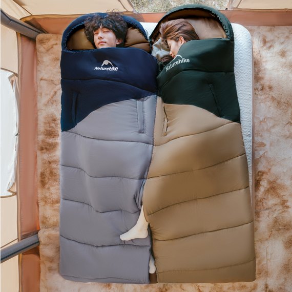 Спальный мешок Naturehike Sunny Day PL02 U450 CNK2550WS028 левый голубой/синий (6977465868428), изображение 8