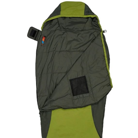 Спальний мішок Tramp Windy Light 220/80-55 лівий оливковий (UTRS-055-olive-L), Сторона застібки: Ліва, зображення 5