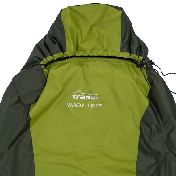 Спальний мішок Tramp Windy Light 220/80-55 лівий оливковий (UTRS-055-olive-L), Сторона застібки: Ліва, зображення 3