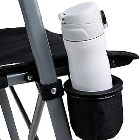 Стул раскладной KingCamp Comfort Black/Medium grey (KC1914_BLACK/MEDIUMGREY), изображение 4