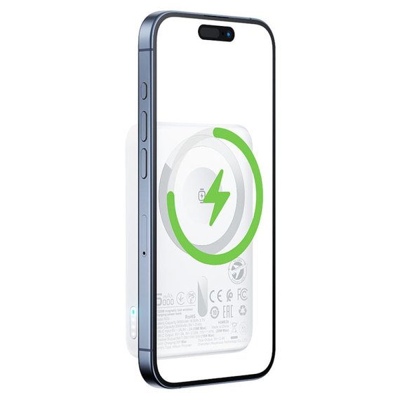 Повербанк AceFast M25 5000 mAh PD20W White, изображение 4