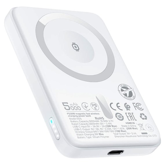 Повербанк AceFast M25 5000 mAh PD20W White, изображение 2