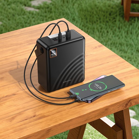 Повербанк Borofone Myriad BJ85 100000 mAh 22.5W+PD20W Black, изображение 6