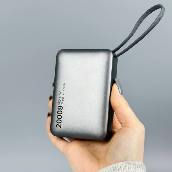 Повербанк WUW TUGII Y245 20000 mAh PD45W Silver, зображення 4