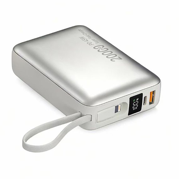 Повербанк WUW TUGII Y245 20000 mAh PD45W Silver, зображення 2