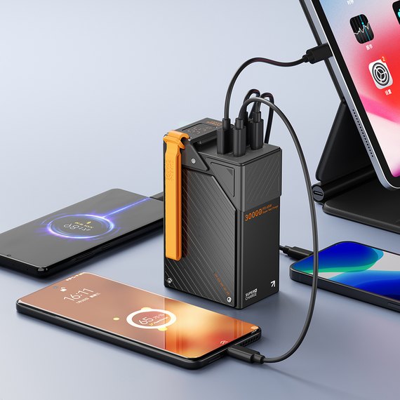 Повербанк WUW TUGII Y365 30000 mAh PD65W+QC3.0 Black, зображення 7