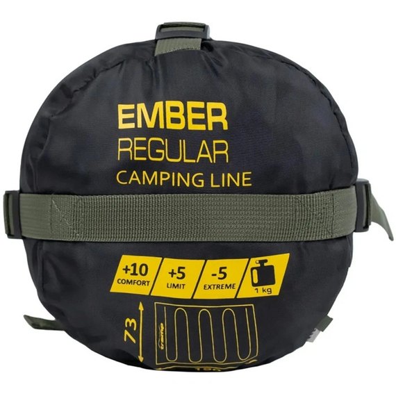 Спальний мішок Tramp Ember Regular правий оливковий (UTRS-064R-olive-R), Сторона застібки: Права, зображення 6