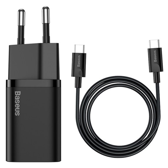Зарядний пристрій Baseus Type-C to Type-C Cable Super si Quick Charger 1Type-C, 3A/25W, PD/QC Black (TZCCSUP-L02)
