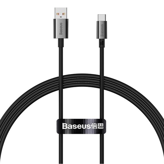 Кабель Baseus Superior Series Fast Charging Data Cable USB To Type-C 100W/6A, 1m Black (P10320102114-00)