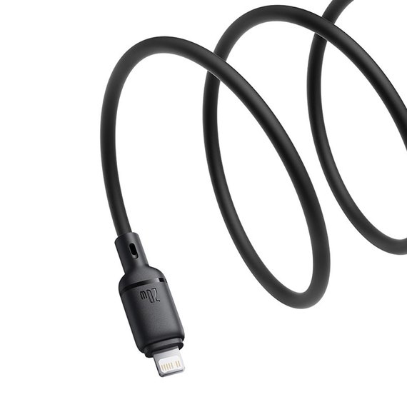 Кабель Baseus Type-C to lightning Silky Series Fast Charging Cable 20W, 2m Black (P10377700113-01), зображення 4